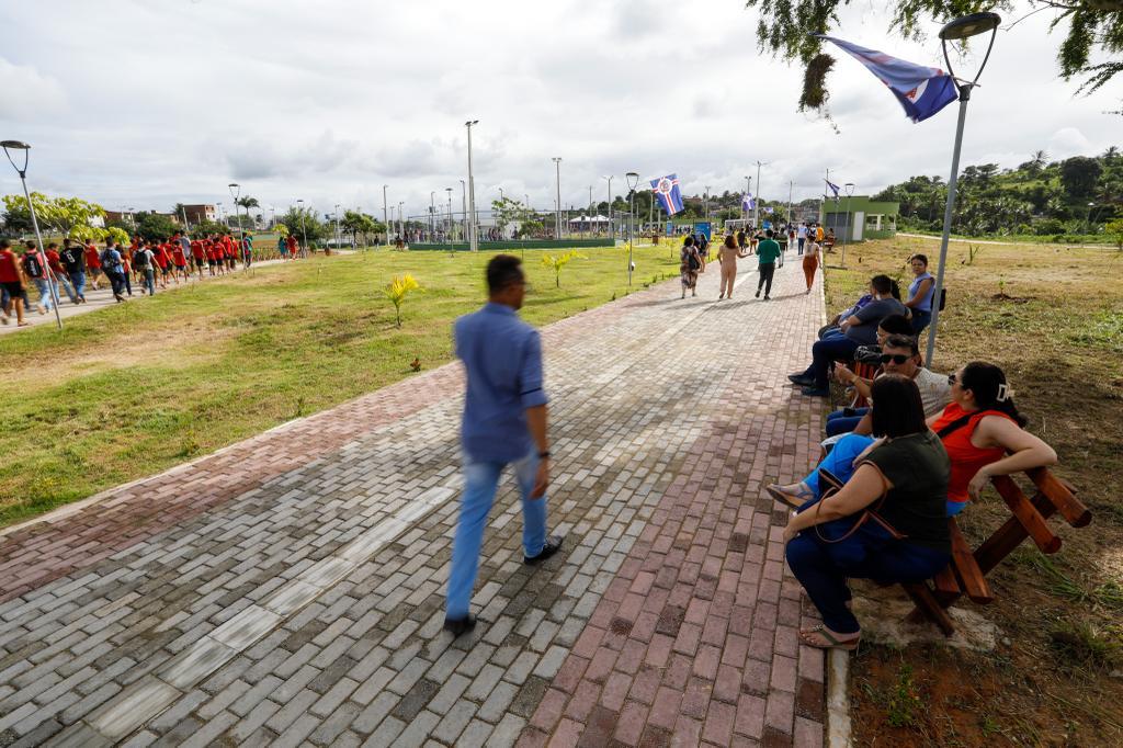 O valor total investido no Parque Ambiental Janelas para o Rio do municpio de Escada, inaugurado nesta quinta-feira, foi de R$ 8.515.666,61 (Divulgao)