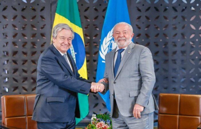 Lula reforou o fato de que o conflito na Ucrnia no est sendo tratado no mbito do Conselho de Segurana da ONU e voltou a falar sobre a necessidade de reforma do rgo (Crdito: Ricardo Stuckert/ PR)