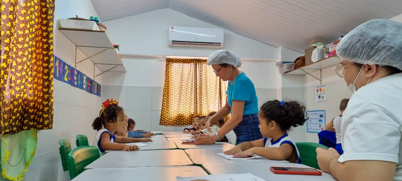 Creche Bartolomeu Aroucha ganhou mais 80 vagas com a construo de mais duas salas climatizadas
 (Divulgao/Secom Olinda)