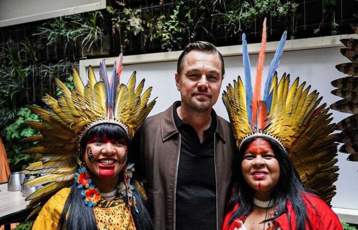  (Foto: Leo Otero/Twitter/Leonardo DiCaprio)