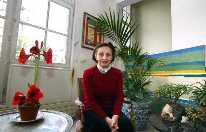 Françoise Gilot foi casada com Pablo PIcasso durante uma década e teve dois filhos com o pintor. Parte da história dessa união foi contada no filme 'Os amores de Picasso'. Gilot morreu aos 101 anos, em Nova York (Crédito: Jean-Pierre Muller/AFP)