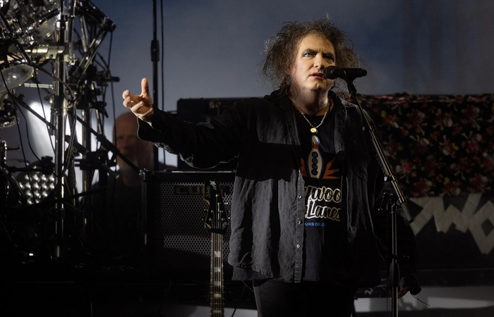 Robert Smith, vocalista e guitarrista do The Cure (Crédito: Drew A. Kelley) Robert Smith, vocalista e guitarrista do The Cure (Crédito: Drew A. Kelley)