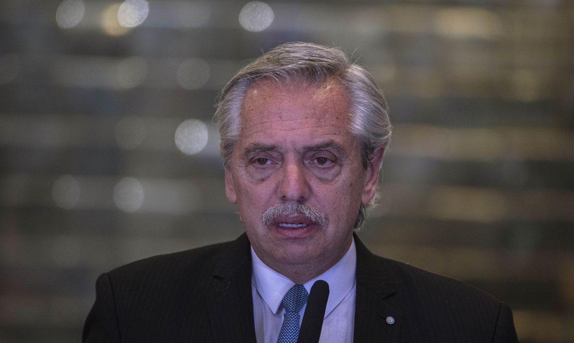 (Alberto Fernández e Lula já se encontraram quatro vezes. Foto: Joédson Alves/Agência Brasil)