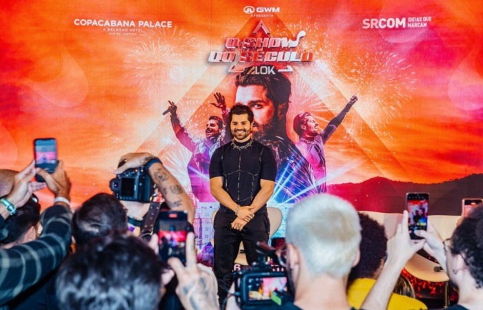 O evento promete ser o maior show da carreira do DJ e comemora seu aniversário e o centenário do hotel Copacabana Palace, com o que Alok promete ser a maior plateia de sua carreira (Crédito: Reprodução/Alisson Demetrio) O evento promete ser o maior show da carreira do DJ e comemora seu aniversário e o centenário do hotel Copacabana Palace, com o que Alok promete ser a maior plateia de sua carreira (Crédito: Reprodução/Alisson Demetrio)