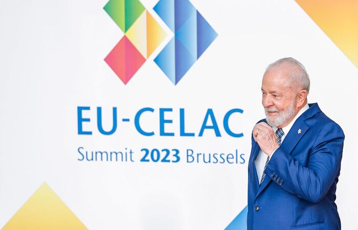 Presidente discursa na abertura da Cúpula Celac-União Europeia (Crédito: Ricardo Stuckert/PR)
