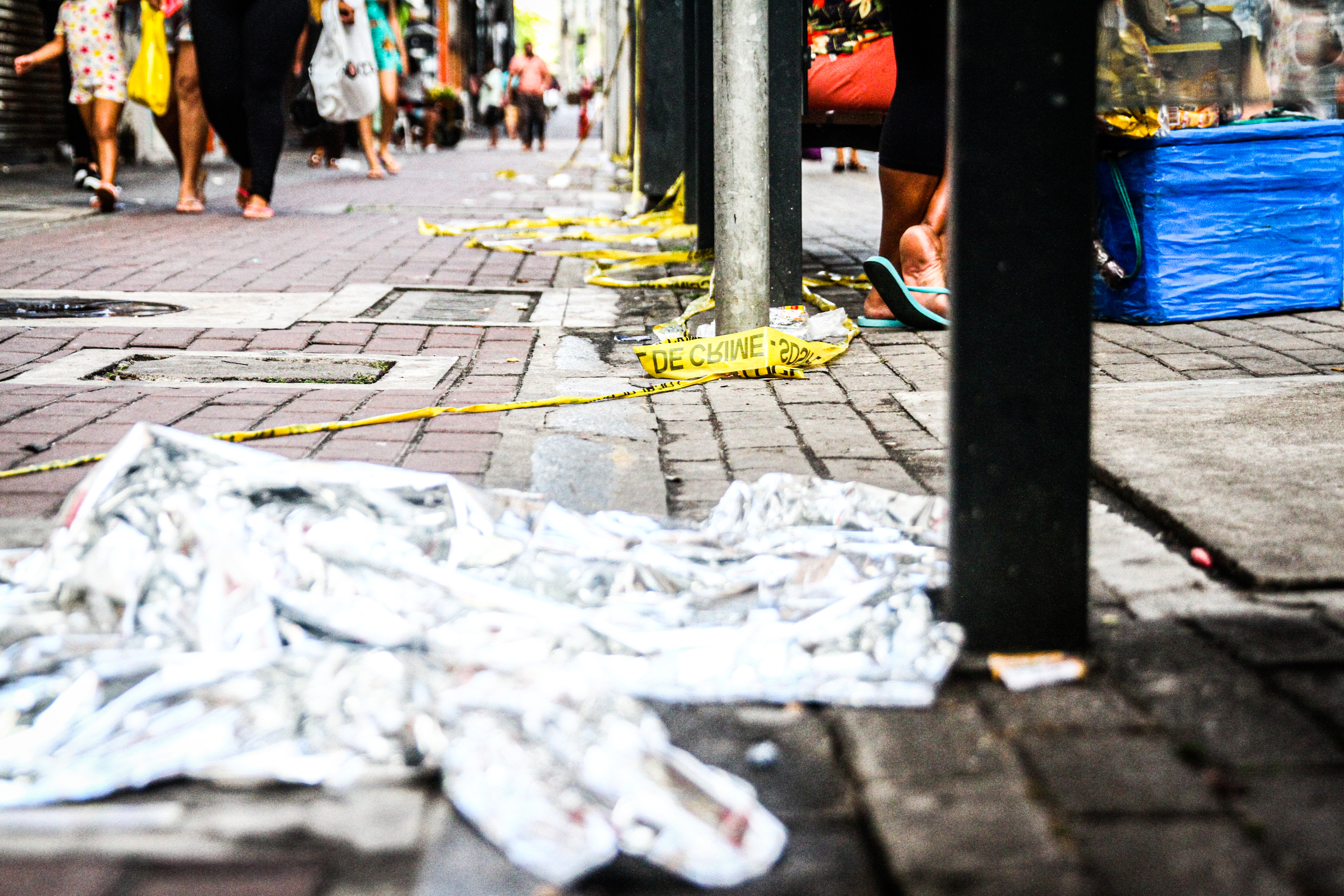 
Os dados so do Instituto Fogo Cruzado, que mostram 1.140 pessoas baleadas em confrontos confrontos em 2023. Recife j teve ao menos mil tiroterios (Foto: Sandy James)