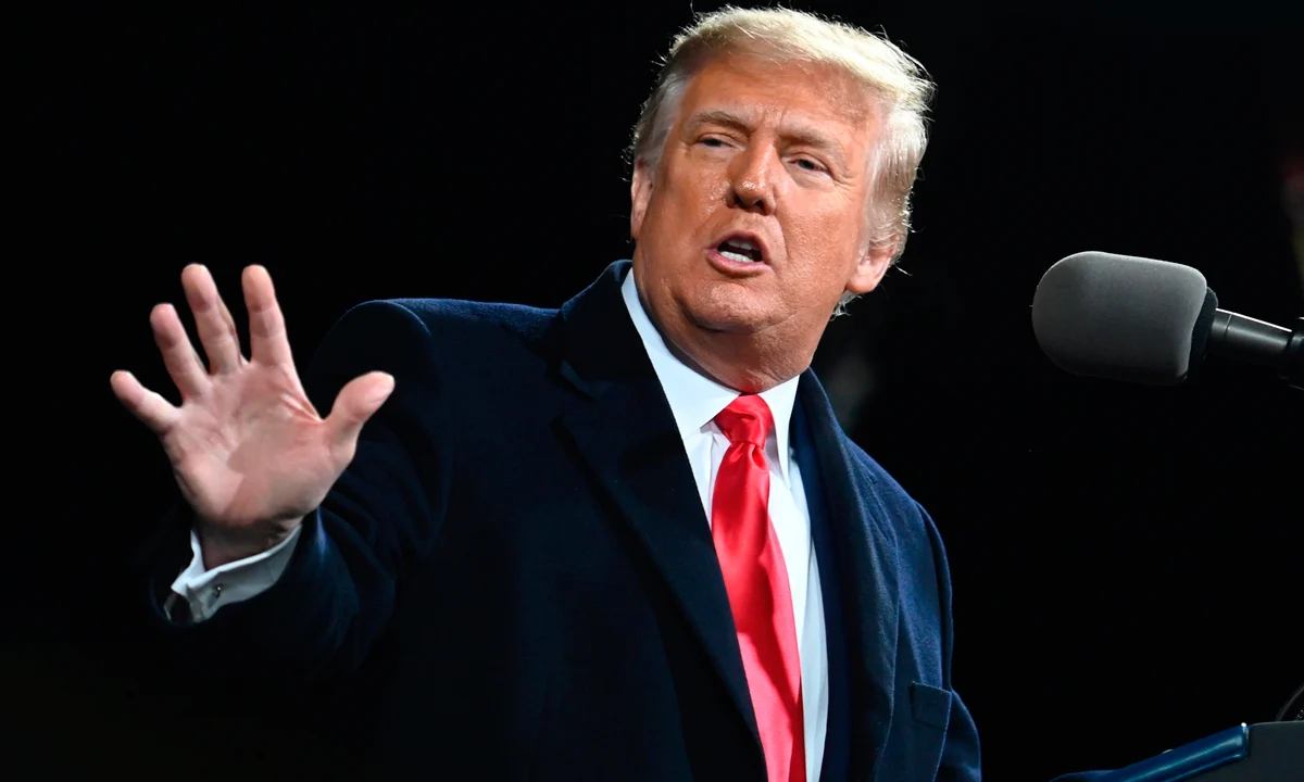 Trump  alvo de trs acusaes criminais (Foto: Andrew CABALLERO-REYNOLDS/AFP)
