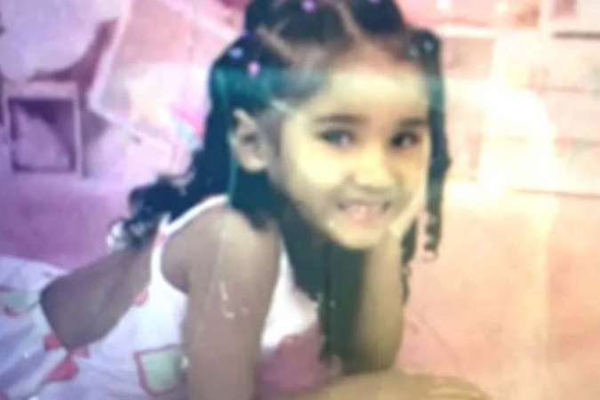 Elo Passos, de 5 anos, foi atingida dentro de casa por uma bala perdida (Foto: Reproduo/Redes Sociais)