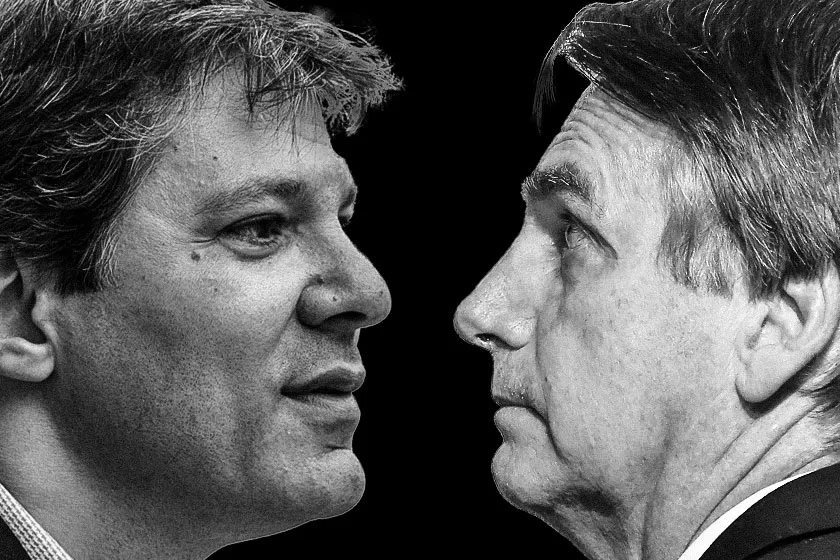 Segundo o ministro Fernando Haddad, havia um temor de frear Bolsonaro (Arte/Metrpoles)