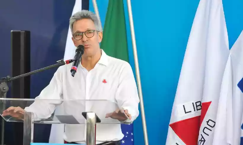 Apesar do convite, Zema no tem marcado presena em eventos do governo Lula quando  convidado (Leandro Couri/EM/D.A Press)