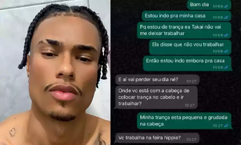 Higor Antero, de 25 anos, acusa o restaurante, uma das sócias e uma contadora que prestava serviços para o local de injúria racial (Arquivos Pessoais) Higor Antero, de 25 anos, acusa o restaurante, uma das sócias e uma contadora que prestava serviços para o local de injúria racial (Arquivos Pessoais)