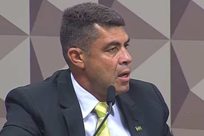 sargento foi convocado pela CPMI que investiga os atos golpistas de 8 de janeiro (foto: Reproduo/TV Senado)