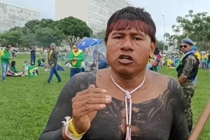 Ele est preso por determinao do prprio STF, por supostamente cometer atos e incitar ataques antidemocrticos (foto: Reproduo/Internet)