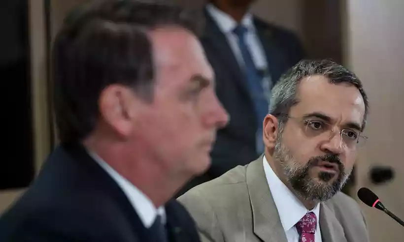 
Abraham Weintraub foi ministro da Educao do governo de Jair Bolsonaro (foto: Marcos Corra/PR - 25/04/2019)