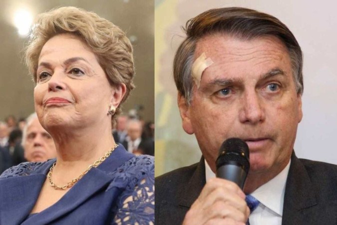 Justia negou queixa-crime apresentada por Dilma contra Bolsonaro (foto: Antonio Augusto/Secom TSE e Beto Barata/PL)