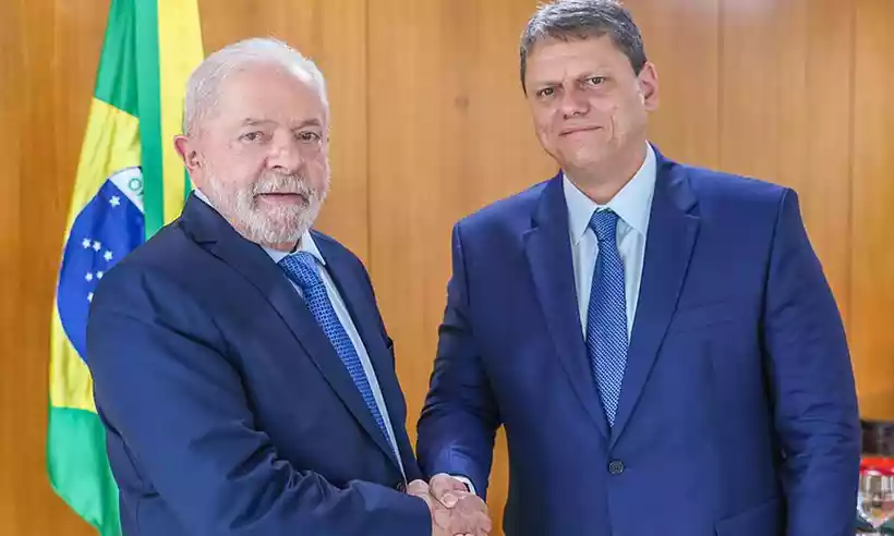 Tarcsio de Freitas  o principal quadro do Republicanos e aliado do ex-presidente Jair Bolsonaro (PL)
 (foto: Ricardo Stuckert/PR)