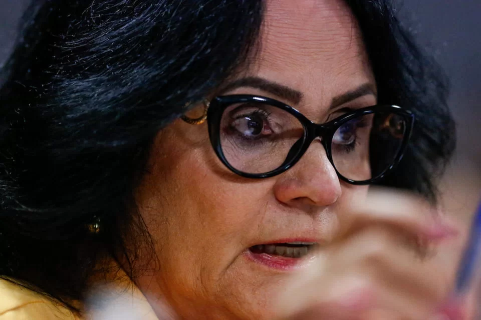 No evento, Damares afirmou, sem provas, que crianas no arquiplago so traficadas e tm os dentes ''arrancados para elas no morderem na hora do sexo oral'' (Vincius Schmidt/Metrpoles)