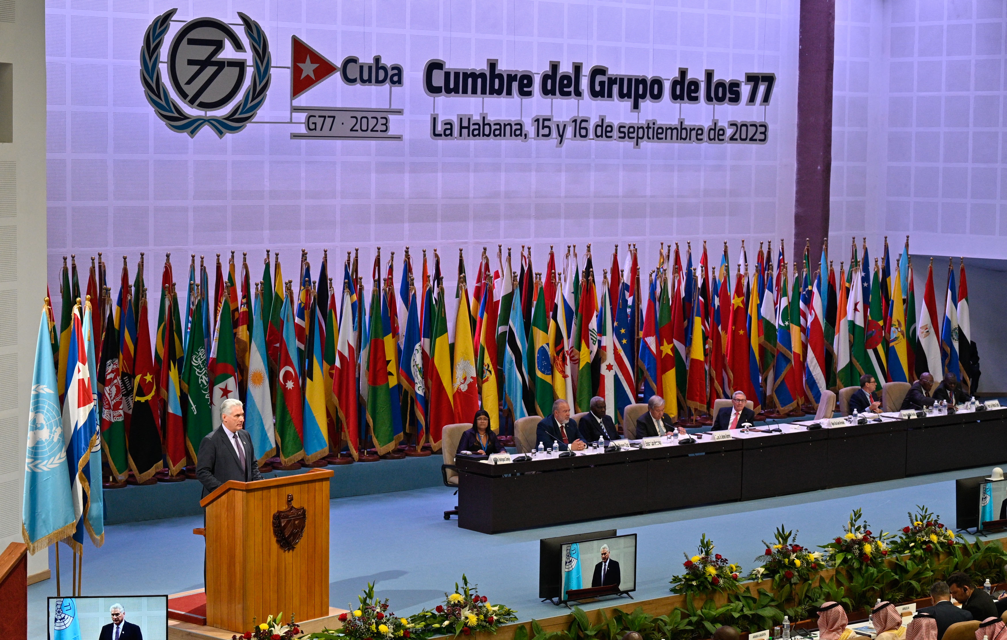 Mais de 30 chefes de Estado confirmaram presena na capital cubana (Foto: ADALBERTO ROQUE / AFP)