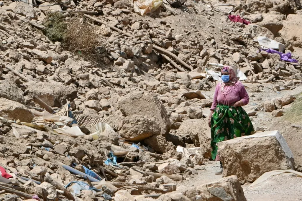Rplicas dos tremores continuam a abalar o Marrocos e at o momento j foram registradas no pas mais de 25 (Foto: AFP)