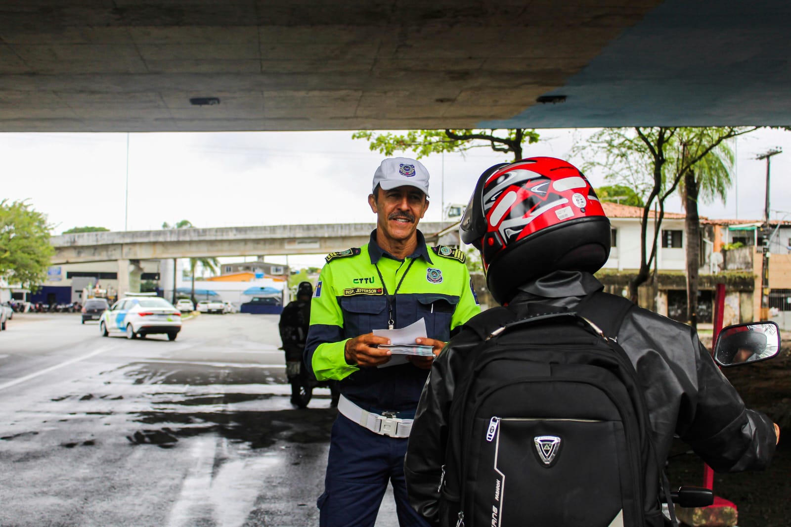 Uma pesquisa aponta que os motociclistas so os que mais excedem o limite de velocidade no trnsito (Foto: Josenildo Gomes/CTTU)