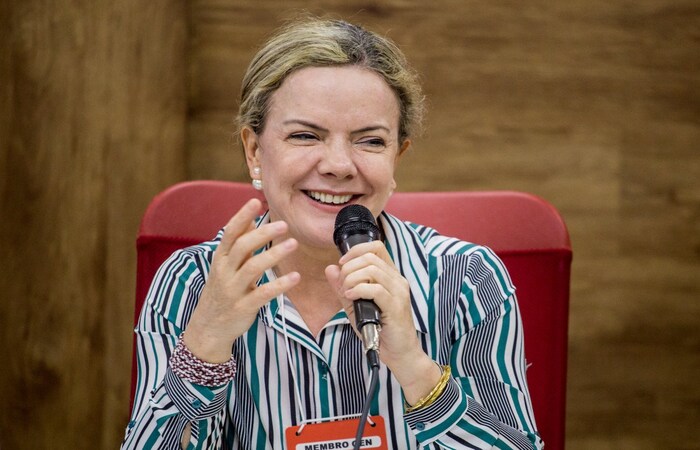 A presidente nacional do Partido dos Trabalhadores (PT), Gleisi Hoffmann  (Foto: Sergio Silva/Agncia PT)