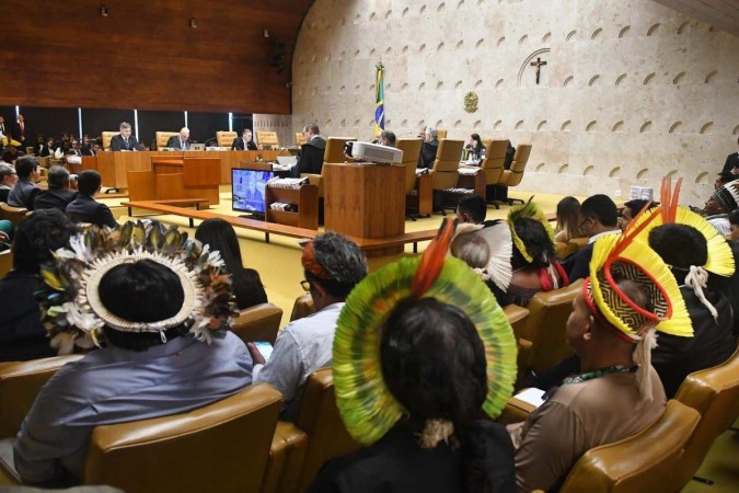 Placar no STF est 4x2 contra o marco temporal. A tese restringe a demarcao de terras indgenas (Rosinei Coutinho/SCO/STF)
