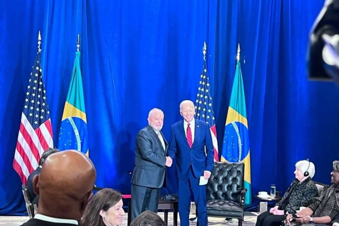 Lula disse esperar que relao Brasil-EUA seja aperfeioada e apontou que ambos os pases vo se comportar como amigos (foto: Denise Rothenburg/CB/DA.Press )