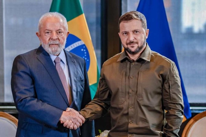 Lula e Zelensky se renem em Nova York  (foto: Ricardo Stuckert/PR)