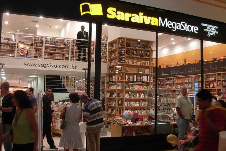 A empresa possua cinco lojas fsicas remanescentes no Brasil (Foto: Divulgao/Saraiva)