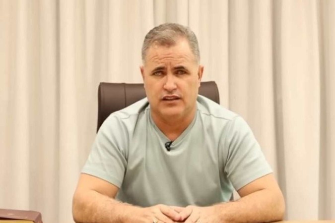 Osrio, que estava foragido, foi encontrado pelos policiais escondido num rancho, no municpio de Gurupi (TO) (foto: Reproduo/Redes sociais )