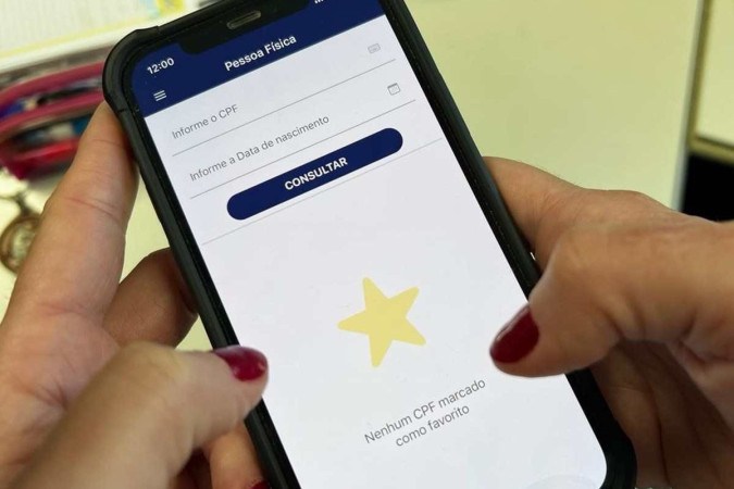 a Consulta pode ser feita pelo site da Receita ou por app (Talita de Souza/CB/D.A.Press)