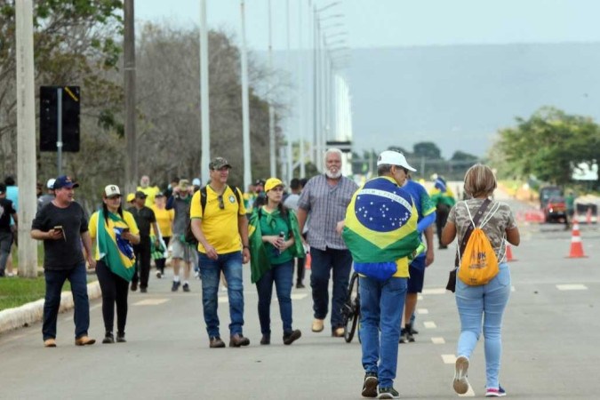 Acordo valer para os envolvidos no acampamento do QG do Exrcito, em Braslia (foto: Ed Alves/CB)