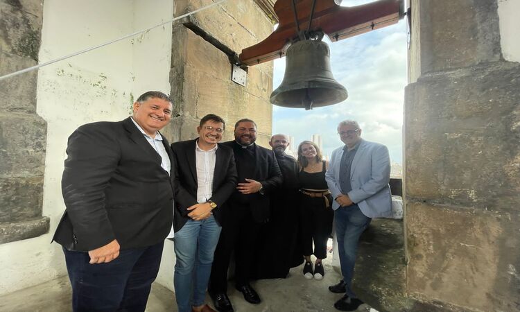 A ideia do projeto 'Os Sinos Tocam' no Centro  permitir que as pessoas admirem a cidade do alto desses patrimnios (Foto: Divulgao)