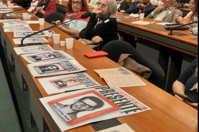 Manifestao de parentes de mortos e desaparecidos da ditadura na Cmara dos Deputados. Tema ainda  uma ferida aberta na sociedade (Divulgao)