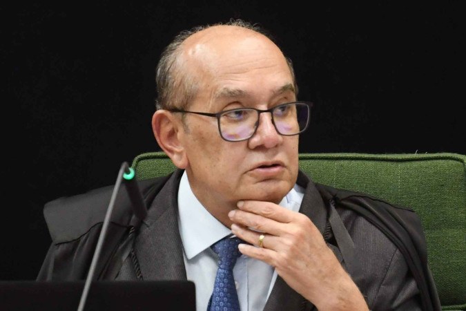 "A concluso do mandato de Augusto Aras na PGR deixa um legado de reinstitucionalizao do Ministrio Pblico Federal", afirma o ministro do Supremo Gilmar Mendes (foto: Carlos Moura/SCO/STF)