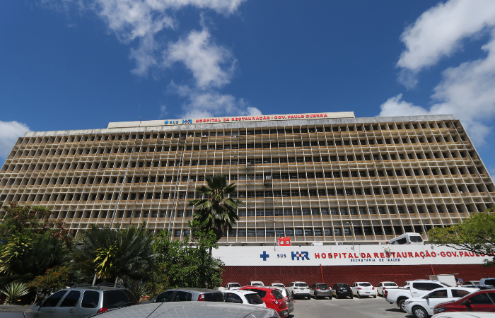 Ampliao dos andares em Recuperao no Hospital da Restaurao foi anunciada pela governadora de Pernambuco (Arquivo DP)
