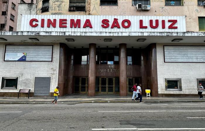 Cinema São Luiz está fechado desde 2022 (Crédito: Vitor Maia) Cinema São Luiz está fechado desde 2022 (Crédito: Vitor Maia)