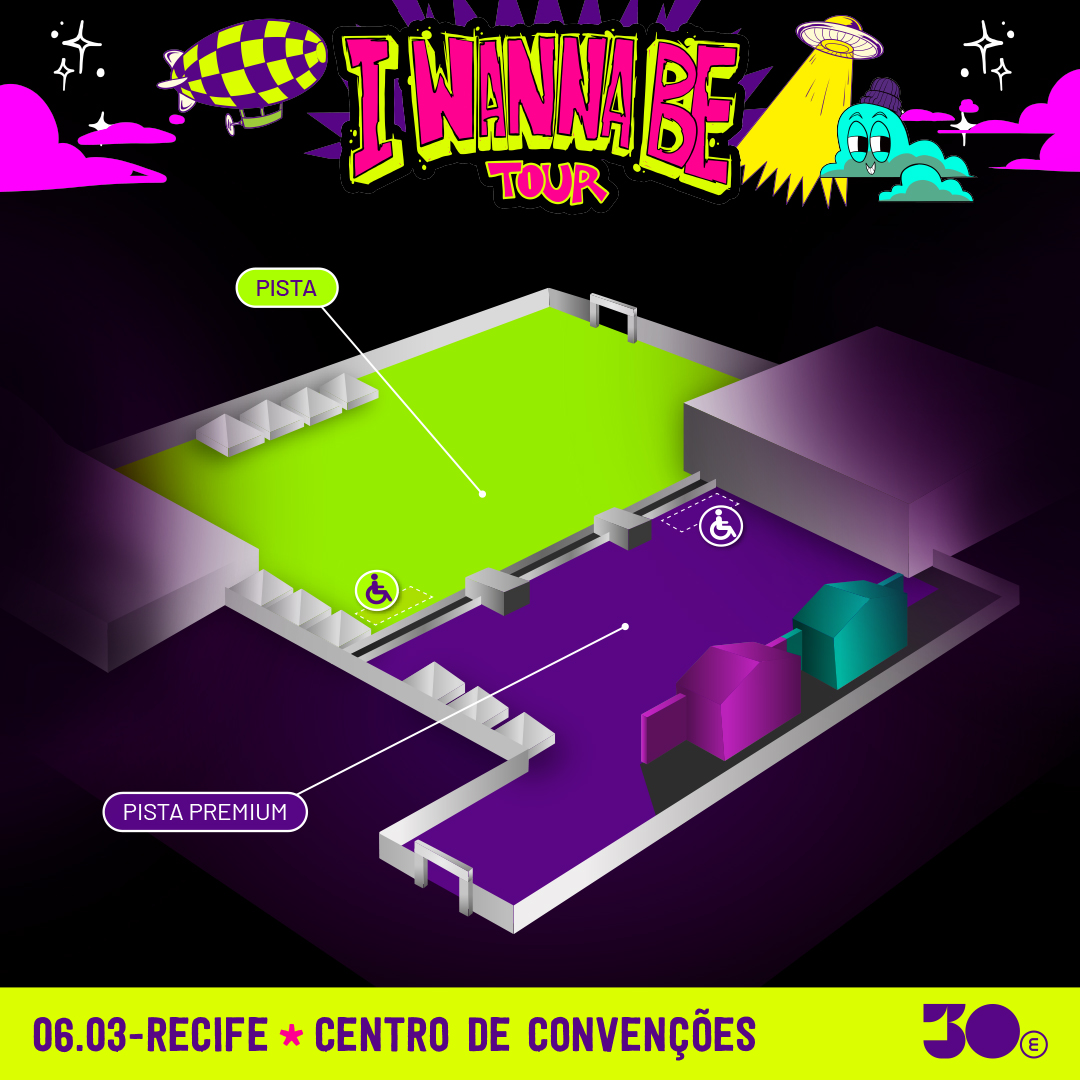 Mapa do festival no Recife (Divulgação)