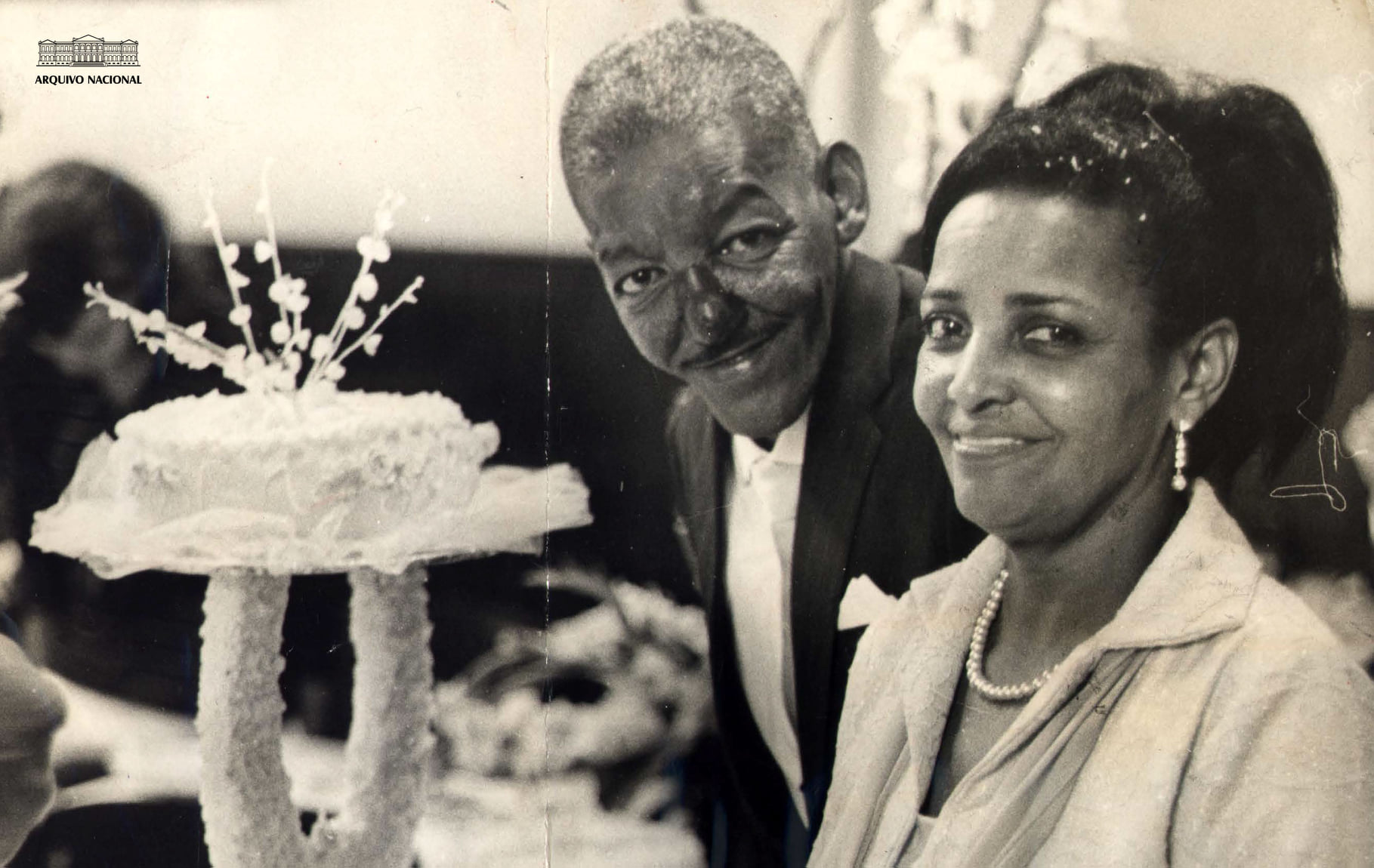 Casamento de Cartola e Dona Zica, em 1964 (Arquivo Nacional/Fundo Correio da Manhã)