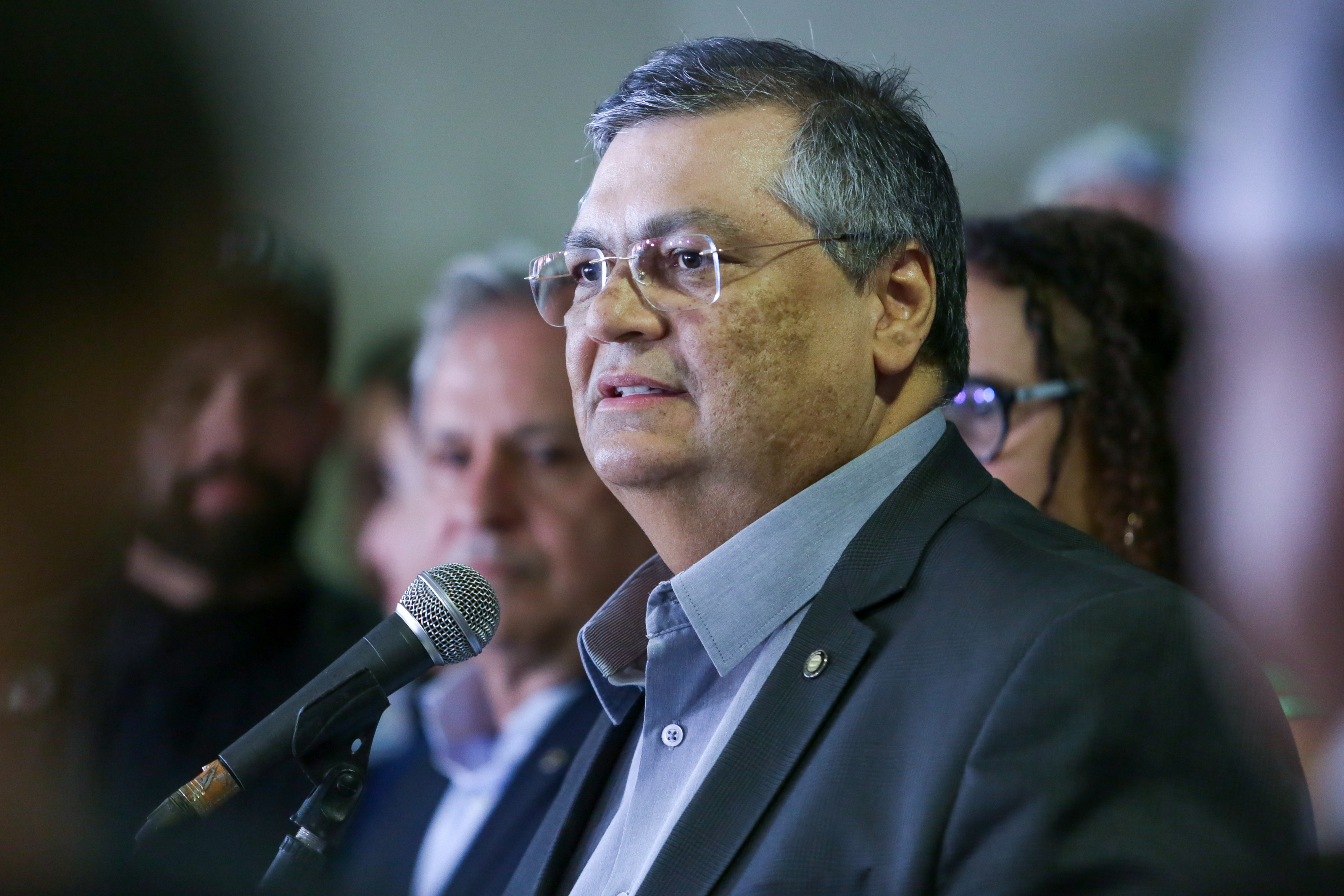 Ministro da Justiça e Segurança Pública, Flávio Dino, em evento no Recife, nesta quarta (11) (Rafael Vieira/DP Foto)