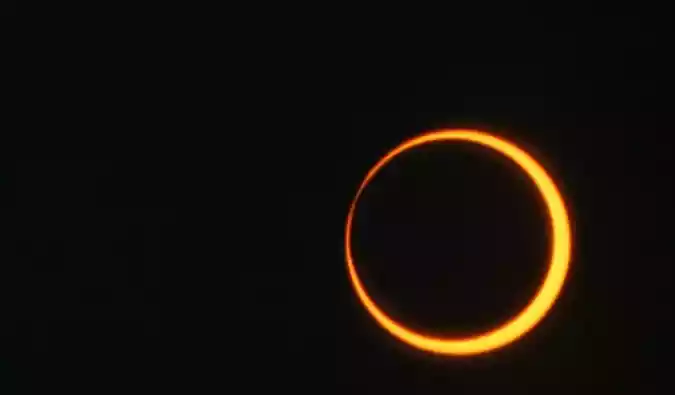 Saiba horrio para ver o eclipse solar deste sbado (14) (Reproduo/Nasa)