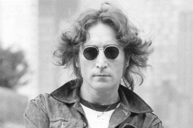 Cantor John Lennon (foto: Bob Gruen/Divulgao)