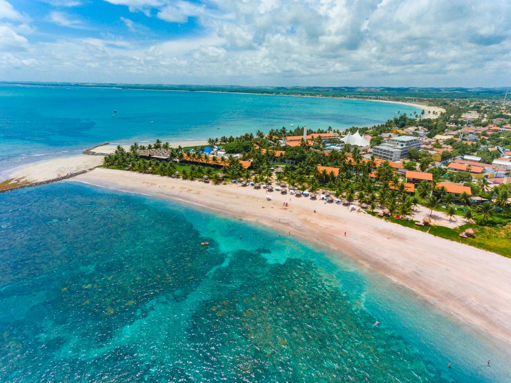O Serrambi Resort est localizado no pontal da praia de Serrambi, em Ipojuca, no Litoral Sul de Pernambuco (foto: Divulgao)