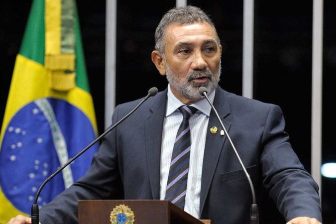Telmrio Mota foi senador entre 2015 e 2022, mas no foi reeleito na ltima eleio (Crdito: Waldemir Barreto/Agncia Senado)