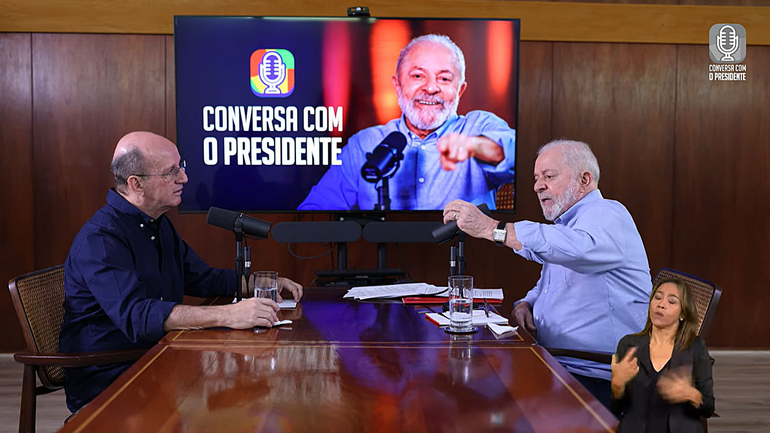 Lula disse que Messia devia servir de inspirao para 'molecada' (Crditos: Canal Gov)