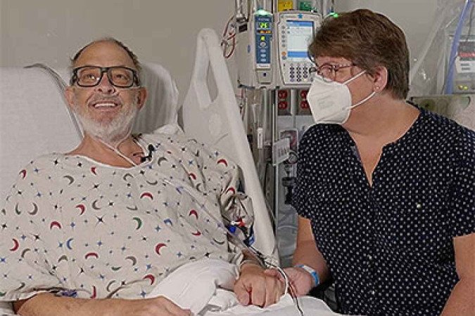 Lawrence Faucette tinha 58 anos e estava com insuficincia cardaca em estgio terminal (Crditos: Divulgao/University of Maryland School of Medicine)