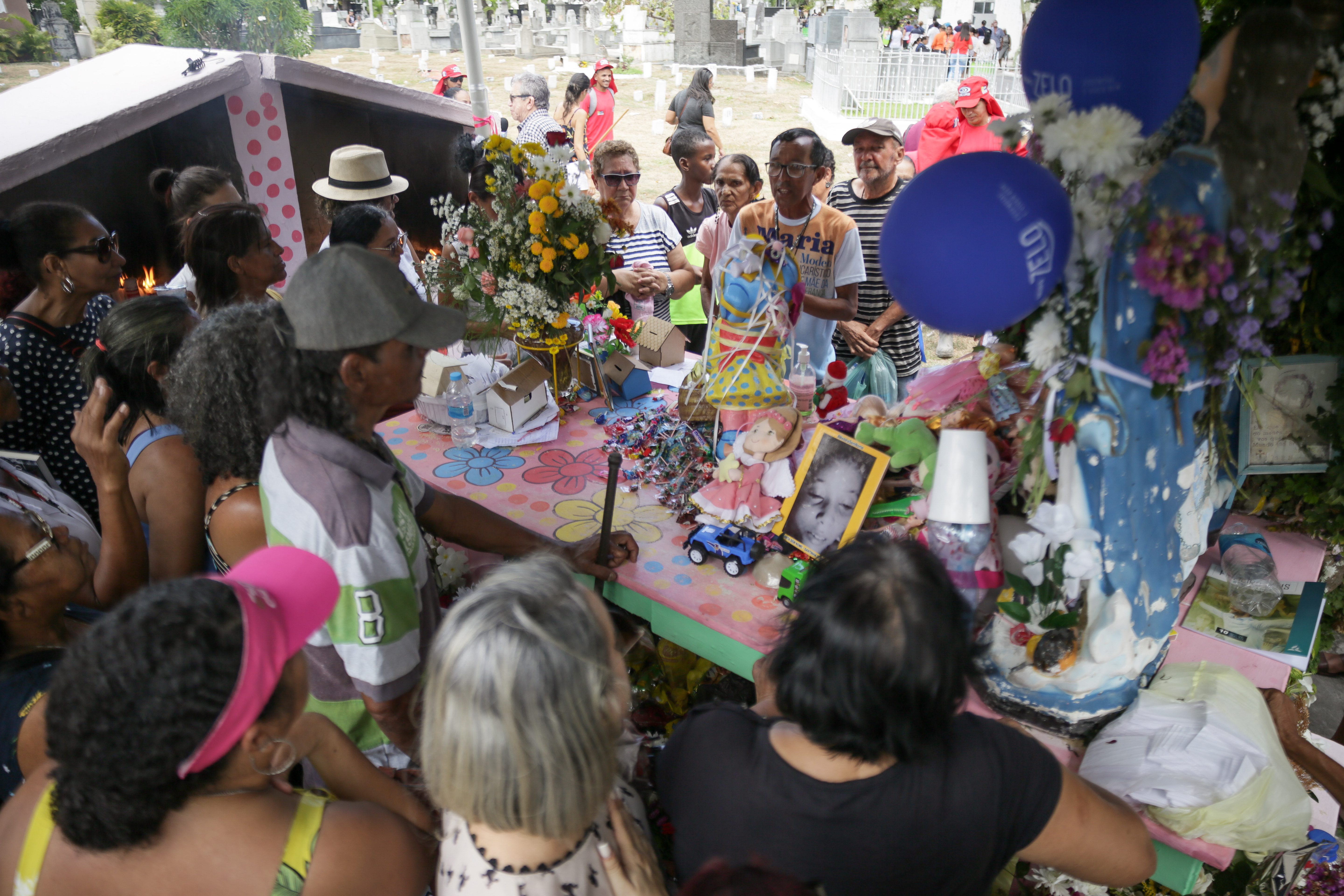 Tmulo da Menina Sem Nome  (foto: Rafael Vieira/DP)