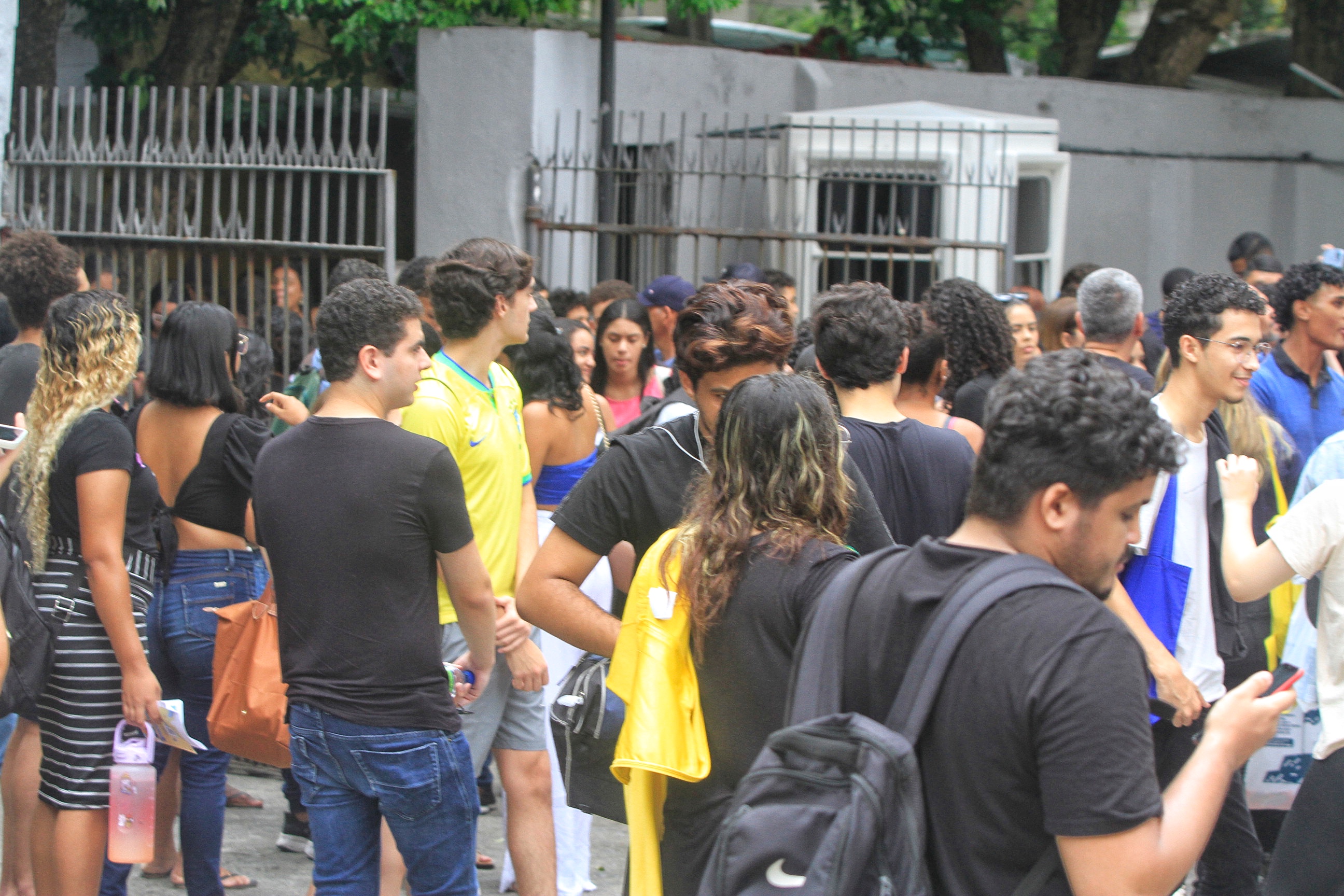 Local de prova do Enem 2023 no Recife (Rmulo Chico/DP)