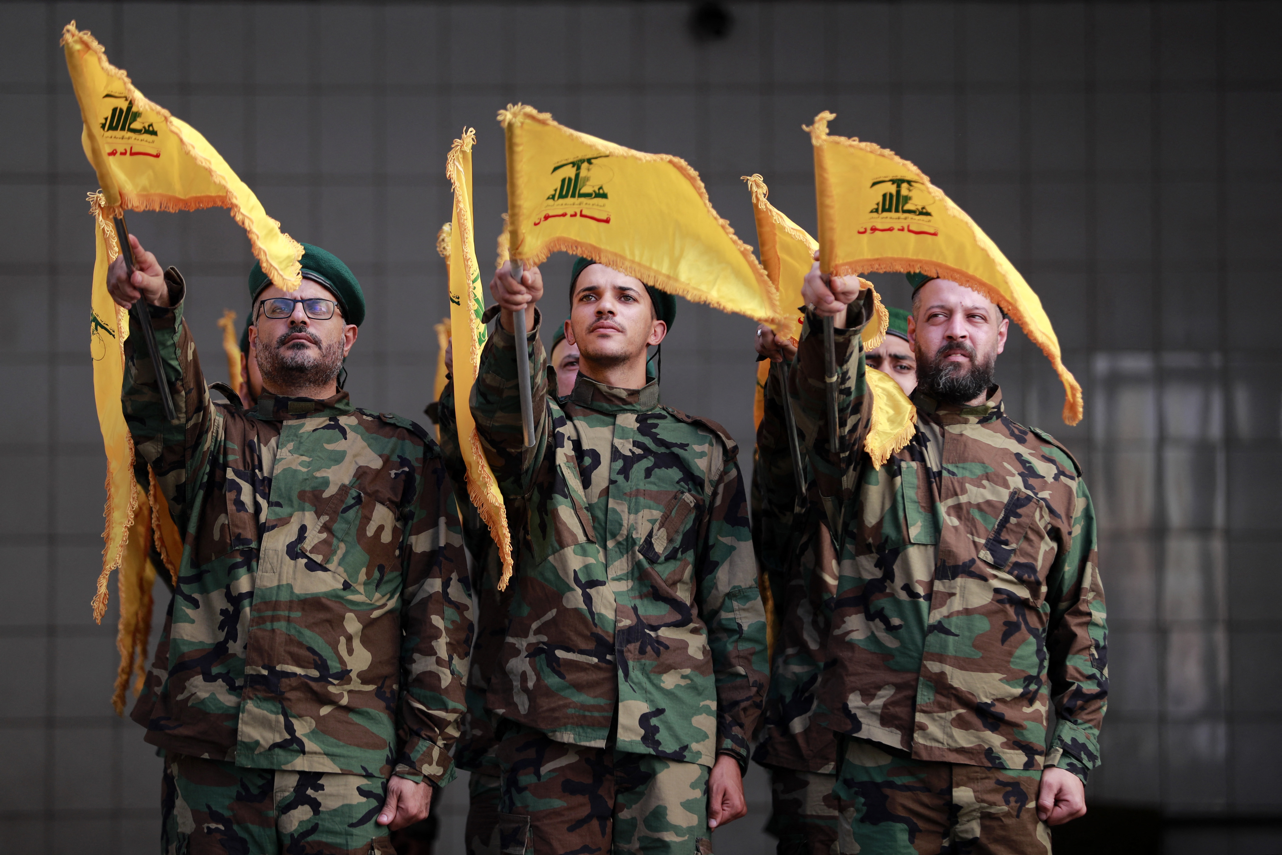 O resultado  que a tenso no Oriente Mdio aumentou ainda mais, uma vez que os militantes do Hezbollah (Crditos: AHMAD AL-RUBAYE / AFP)