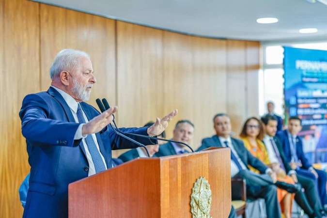 Presidente Lula discursa durante assinatura da Ordem de Servio de Duplicao da BR-423 (PE) (foto: Ricardo Stuckert/PR)